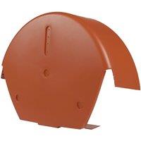 CromaVerge Premium Round Centre Ridge Cap - Terracotta - Pack of 10