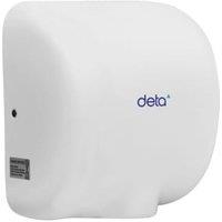 Deta White Compact High Speed Automatic Hand Dryer - 1.0kW