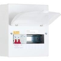 Deta 10-Module 7 Way 100A Mains Switch Consumer Unit with Type 2 SPD