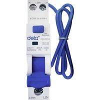 Deta Type A 10A Curve B 1 Pole + Switched Neutral RCBO