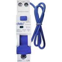 Deta Type A 16A Curve B 1 Pole + Switched Neutral RCBO