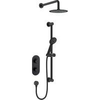 Bristan Molida Concealed Thermostatic Dual Control Shower Pack - Black