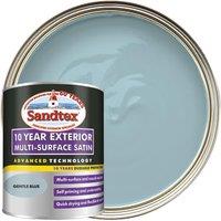 Sandtex 10 Year Multi Surface Exterior Satin - Gentle Blue - 750ml