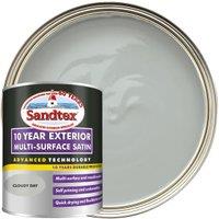 Sandtex 10 Year Multi Surface Exterior Satin - Cloudy Day - 750ml
