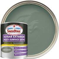 Sandtex 10 Year Multi Surface Exterior Satin - Fern Canopy - 750ml