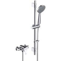 Bristan Capri 3 Thermostatic Exposed Shower Valve with Riser Kit - Chrome