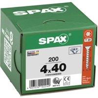 Spax T-Star Plus Flat Countersunk WIROX 4.0 x 40mm T20 - Pack of 200