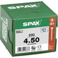 Spax T-Star Plus Flat Countersunk WIROX 4.0 x 50mm T20 - Pack of 200