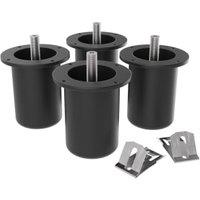 Wickes Modular Plinth Compatible Legs - 4 Pack