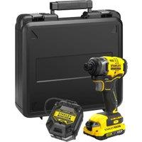 Stanley FatMax V20 SFMCF810D1K-GB 18V Cordless Brushless Impact Driver with 1 x 2.0Ah Battery