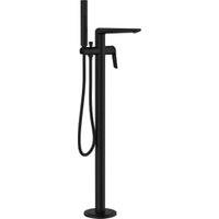 Wickes Mariz Floor Standing Bath Shower Mixer Tap - Matt Black