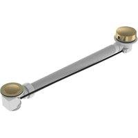 Wickes Mariz Bath Pop Up Waste & Overflow - Brushed Brass