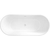 Wickes Hambleden Oval Freestanding Contemporary Bath - 1650 x 700mm