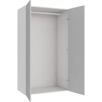 Wickes Claydon Grey Slab Double Wardrobe with Rail - 1800 x 1000mm
