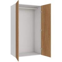 Wickes Claydon Oak Slab Double Wardrobe with Rail 1800 x 1000mm