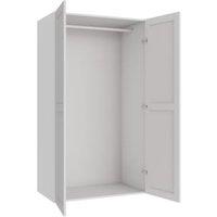 Wickes Ashland White Shaker Double Wardrobe with Rail - 1800 x 1000mm