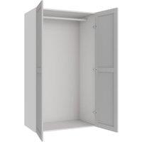 Wickes Ashland Grey Shaker Double Wardrobe with Rail - 1800 x 1000mm