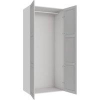 Wickes Ashland Grey Shaker Double Wardrobe with Rail - 2250 x 1000mm