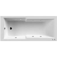 Balterley Square Straight 6 Jet Shower Bath - 1700