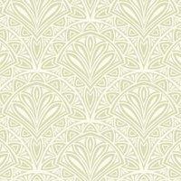 Hoopla Deco Fan Green Matt Wallpaper - 10m