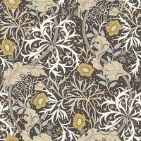 Hoopla Seaweed Garden Slate Matt Wallpaper Sample