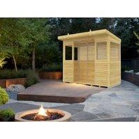 DIY Sheds Timber BBQ/Outdoor Kitchen 8 x 4ft