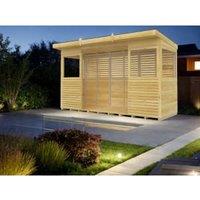DIY Sheds Timber BBQ/Outdoor Kitchen 12 x 4ft