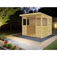 DIY Sheds Timber BBQ/Outdoor Kitchen 8 x 8ft