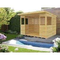 DIY Sheds Timber BBQ/Outdoor Kitchen 10 x 8ft