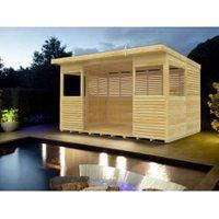 DIY Sheds Timber BBQ/Outdoor Kitchen 12 x 8ft