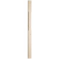 Cheshire Mouldings Pine Stop Chamfered Half Newel - 1500 x 91 x 41mm