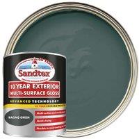 Sandtex 10 Year Multisurface Gloss - Racing Green - 750ml