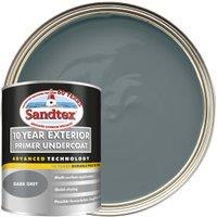Sandtex 10 Year Primer Undercoat - Dark Grey 750ml