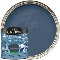 Crown Silk Emulsion Paint - Midnight Navy - 2.5L