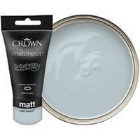 Crown Matt Emulsion Paint Tester Pot - Soft Wave - 40ml