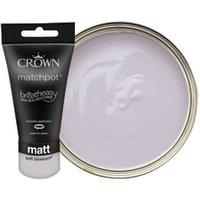 Crown Matt Emulsion Paint Tester Pot - Soft Blossom - 40ml