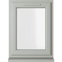 Crystal uPVC Agate Grey Right Hand Side Hung Clear Triple Glazed Window - 610 x 820mm