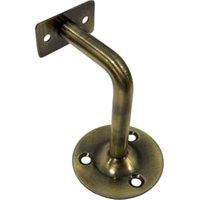 Rothley Handrail Bracket - Antique Brass