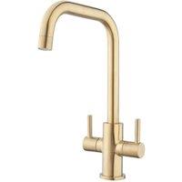 Wickes Vittoria Mono Mixer Tap - Brushed Brass