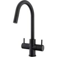 Wickes Kisdon Mono Mixer Tap - Matt Black