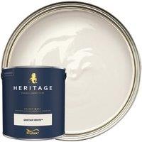 Dulux Heritage Matt Emulsion Paint - Grecian White - 2.5L