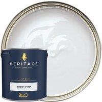 Dulux Heritage Matt Emulsion Paint - Swedish White -2.5L