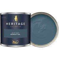 Dulux Heritage Matt Emulsion Paint - Midnight Teal- 125ml