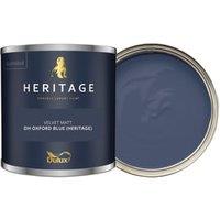 Dulux Heritage Matt Emulsion Paint - DH Oxford Blue - 125ml