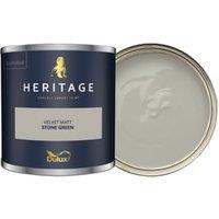 Dulux Heritage Matt Emulsion Paint - Stone Green - 125ml