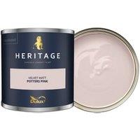 Dulux Heritage Matt Emulsion Paint - Potters Pink - 125ml