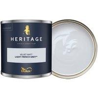 Dulux Heritage Matt Emulsion Paint - Light French Grey - 125ml