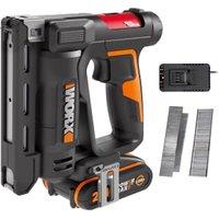 Worx WX843 20V Max Crown Stapler with 1 x 2.0Ah