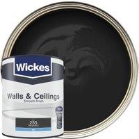 Wickes Vinyl Matt Emulsion Paint - Midnight Black No.255 - 5L