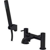Balterley Aurelia Round Bath Shower Mixer Tap with Shower Kit - Matt Black